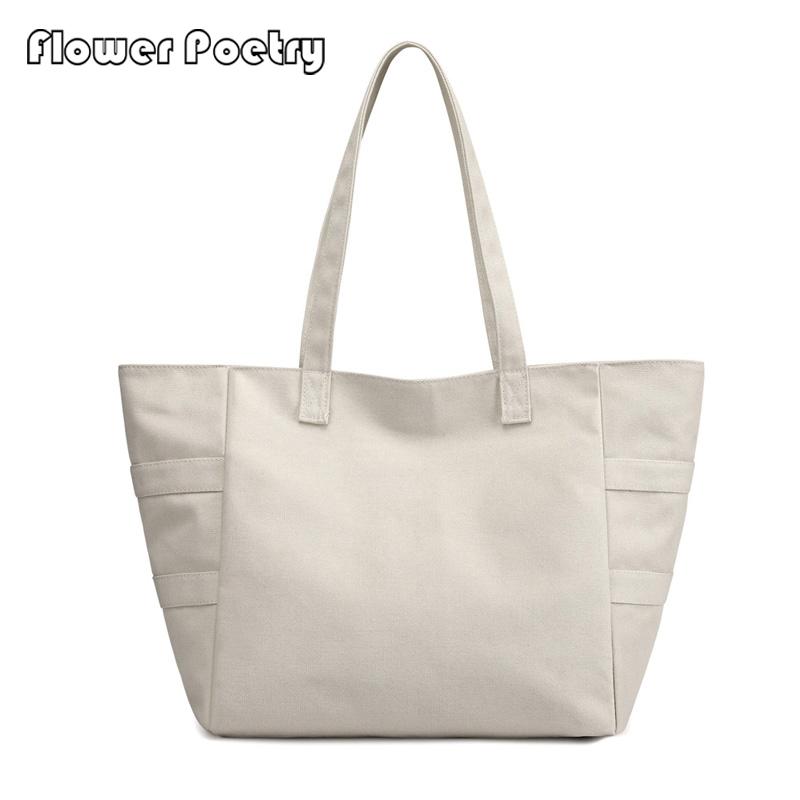 Canvas Waterproof Shoulder Bag Large Capacity Women Casual Reusable Shopping Bags Solid Color Female Tote Handbags Sac Bolsos, White
Canvas Waterproof Shoulder Bag Large Capacity Women Casual Reusable Shopping Bags Solid Color Female Tote Handbags Sac Bolsos, White