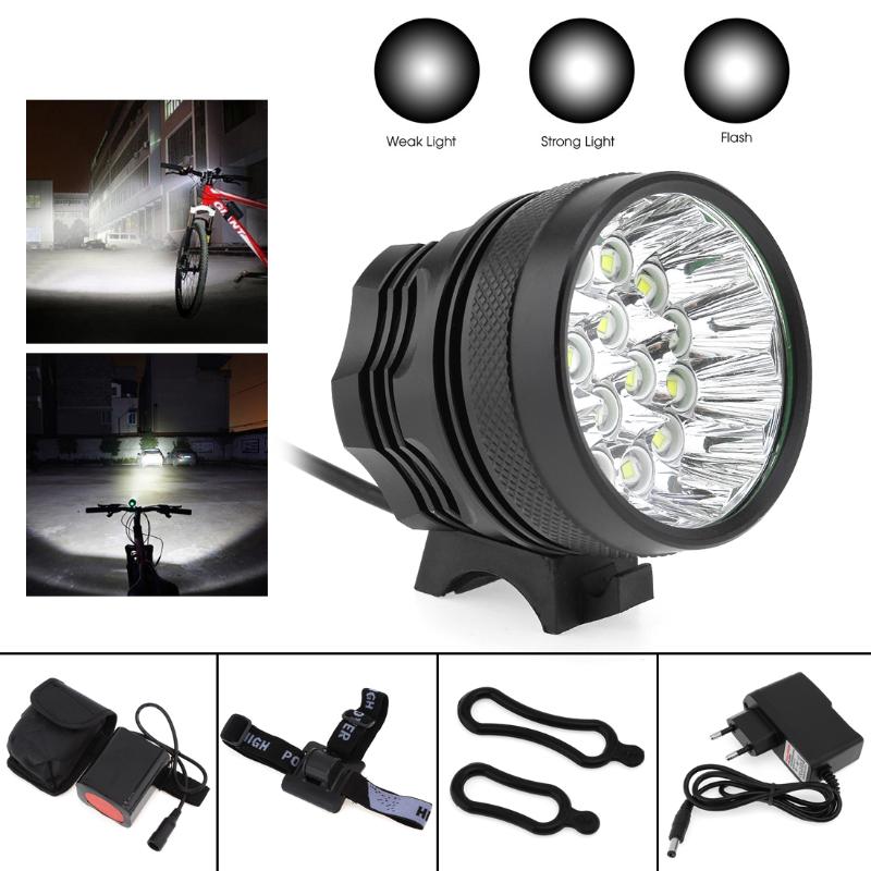 16 x XM-L T6 LED 3 modes Bicycle Lamp Bike Light Headlight Cycling Torch with 8.4V 6400mAh Battery Set
16 x XM-L T6 LED 3 modes Bicycle Lamp Bike Light Headlight Cycling Torch with 8.4V 6400mAh Battery Set