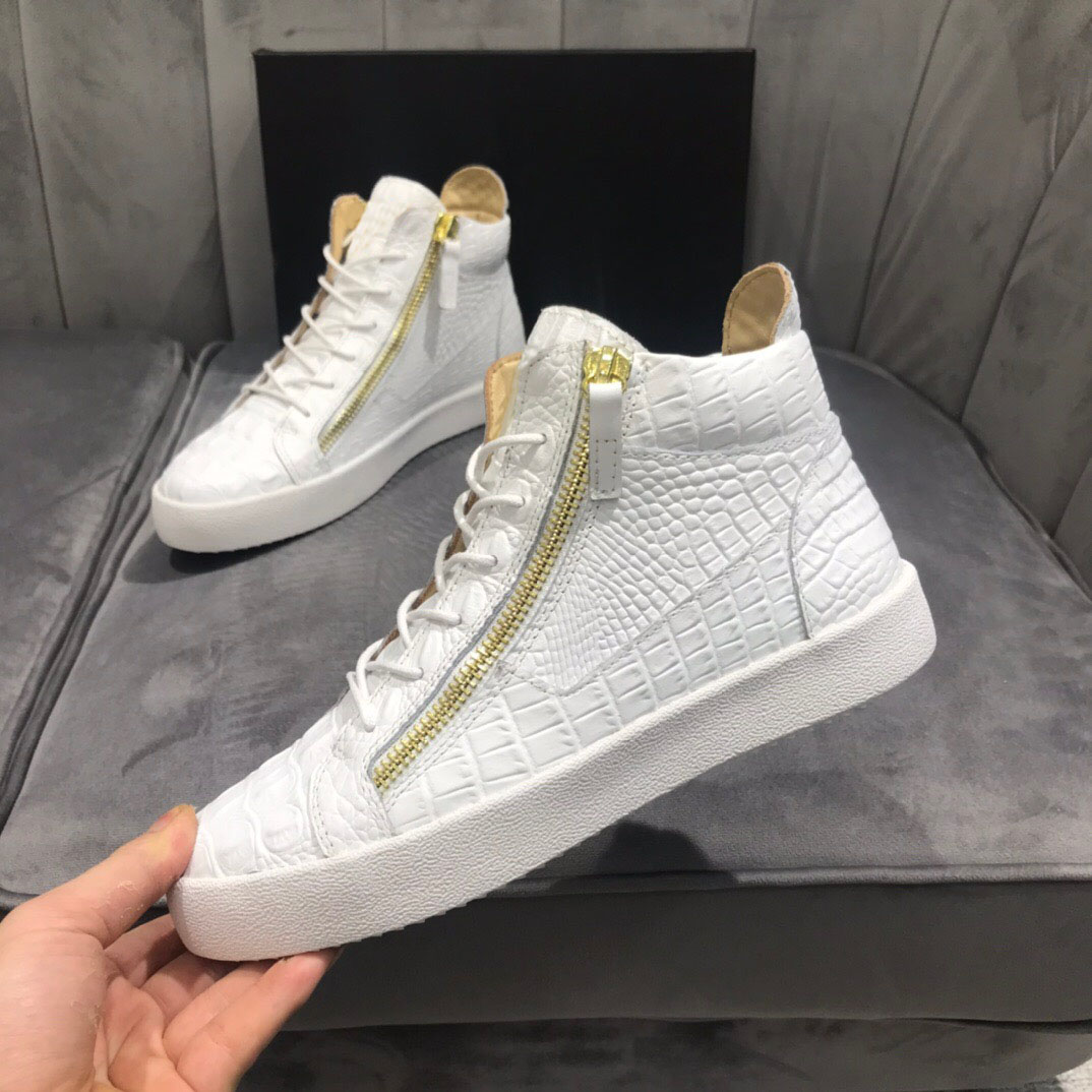 New Mens Fashion Comfortable Breathable Ankle Boots Brand Double Zippers platform Snakeskin High-top Lace-up Casual Sneakers Size 37-45, Black
New Mens Fashion Comfortable Breathable Ankle Boots Brand Double Zippers platform Snakeskin High-top Lace-up Casual Sneakers Size 37-45, Black