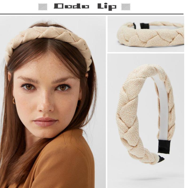 Dodo Lip Solid Twist weave bezel bandana Style headbands headdress women party cream hairbands for women harajuku moda hoops
Dodo Lip Solid Twist weave bezel bandana Style headbands headdress women party cream hairbands for women harajuku moda hoops