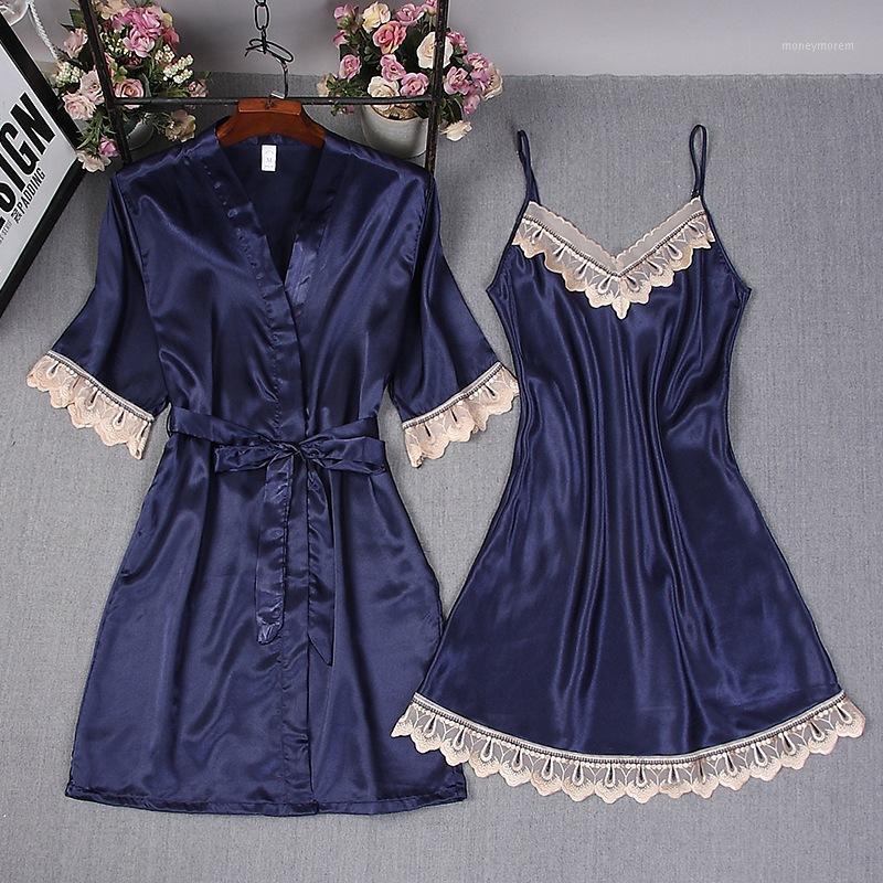 Navy Blue Women's Summer Mini Robe Sexy Lace Bath Gown Lady Rayon Kimono Nightgown Sleepwear Home Wear Pijama Mujer -3XL1, Red - mimi
Navy Blue Women's Summer Mini Robe Sexy Lace Bath Gown Lady Rayon Kimono Nightgown Sleepwear Home Wear Pijama Mujer -3XL1, Red - mimi