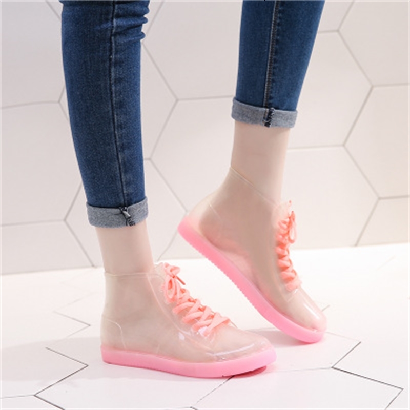 2021 New Women Spring Fashion Waterproof Transparent Plus Veet Rain Wear-resistant Shoes Jelly Short Tube Ladies Boots U4jz, Pink
2021 New Women Spring Fashion Waterproof Transparent Plus Veet Rain Wear-resistant Shoes Jelly Short Tube Ladies Boots U4jz, Pink