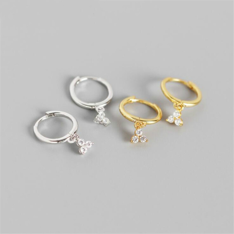 Februaryfrost Brand Designer 100% 925 Sterling Silver Three Small Zircons Pendant Stud Earrings for Women Fashion Designer Women Simple Earr
Februaryfrost Brand Designer 100% 925 Sterling Silver Three Small Zircons Pendant Stud Earrings for Women Fashion Designer Women Simple Earr
