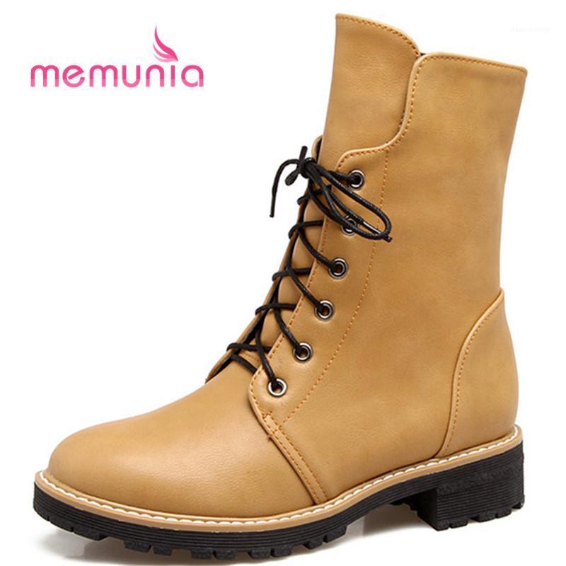 MEMUNIA 2020 new ankle boots for women elegant simple cross tied winter boots round toe square heels fashion1, Black
MEMUNIA 2020 new ankle boots for women elegant simple cross tied winter boots round toe square heels fashion1, Black