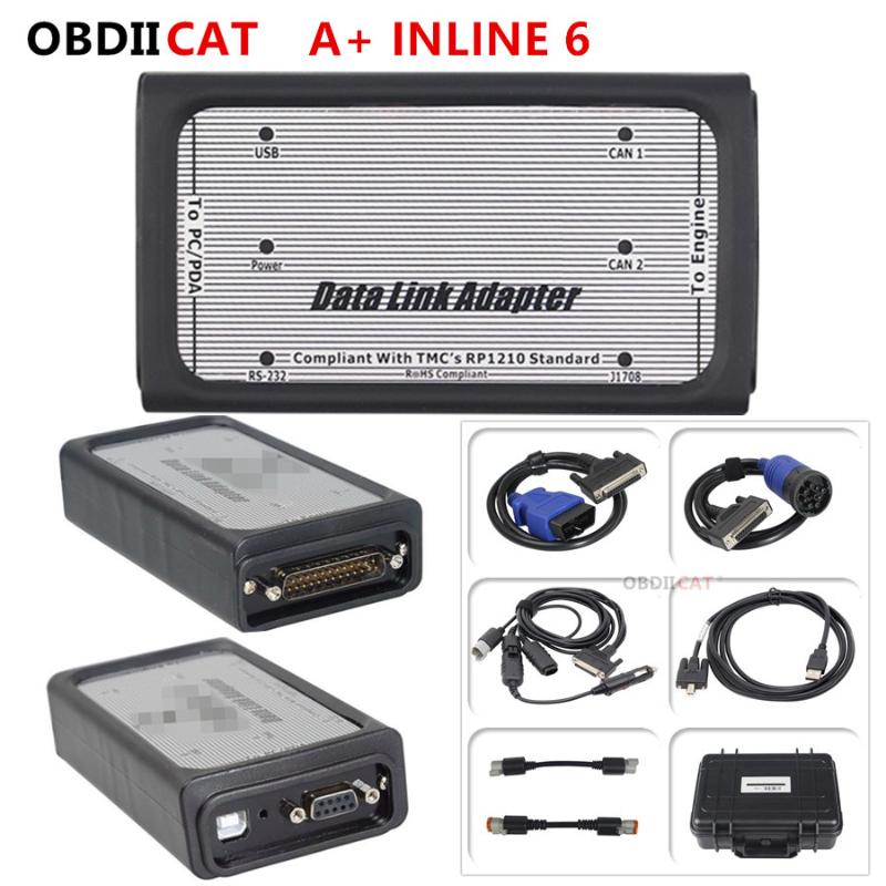 DHL Free A++quality INLINE 6 Data Link Adapter Heavy Duty truck Diagnostic Tool Full 8 cables Truck Diagnostic Interface inline6
DHL Free A++quality INLINE 6 Data Link Adapter Heavy Duty truck Diagnostic Tool Full 8 cables Truck Diagnostic Interface inline6