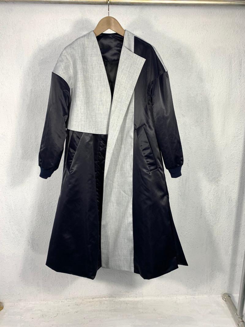 2021 New Ladies High Quality Fashion Long Sleeve V-neck Stitching Cotton Windbreaker Jacket 1008, Black
2021 New Ladies High Quality Fashion Long Sleeve V-neck Stitching Cotton Windbreaker Jacket 1008, Black