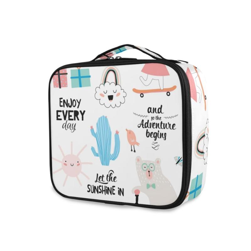 New Womens Cosmetic Toiletry Bags Travel Makeup Bag Girl's Cute Alpaca Printing Organizer Make Up Pouch Multifunctional Wash Bag, 01
New Womens Cosmetic Toiletry Bags Travel Makeup Bag Girl's Cute Alpaca Printing Organizer Make Up Pouch Multifunctional Wash Bag, 01