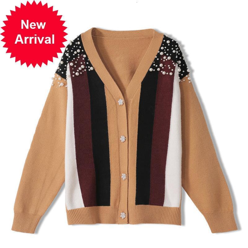 Runway 2021 New Woman' Luxury Design Cardigan Mesh Bills Clothes Vintage Winter Striped with Neckline v Sweatshirt Fashion Jacket B2R5, Gray
Runway 2021 New Woman' Luxury Design Cardigan Mesh Bills Clothes Vintage Winter Striped with Neckline v Sweatshirt Fashion Jacket B2R5, Gray