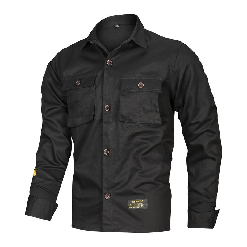 High-quality new artificial casual shirt autumn long-sleeved fashion pure cotton fit Slim men's trend casual shirt's, Black
High-quality new artificial casual shirt autumn long-sleeved fashion pure cotton fit Slim men's trend casual shirt's, Black