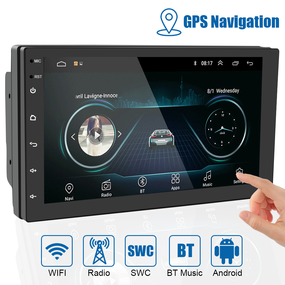 Car Radio Bluetooth WiFi Multimedia Video Player GPS Navigation 7" HD Touch Screen Multimedia Video Player 2-Din Android 10.0
Car Radio Bluetooth WiFi Multimedia Video Player GPS Navigation 7" HD Touch Screen Multimedia Video Player 2-Din Android 10.0