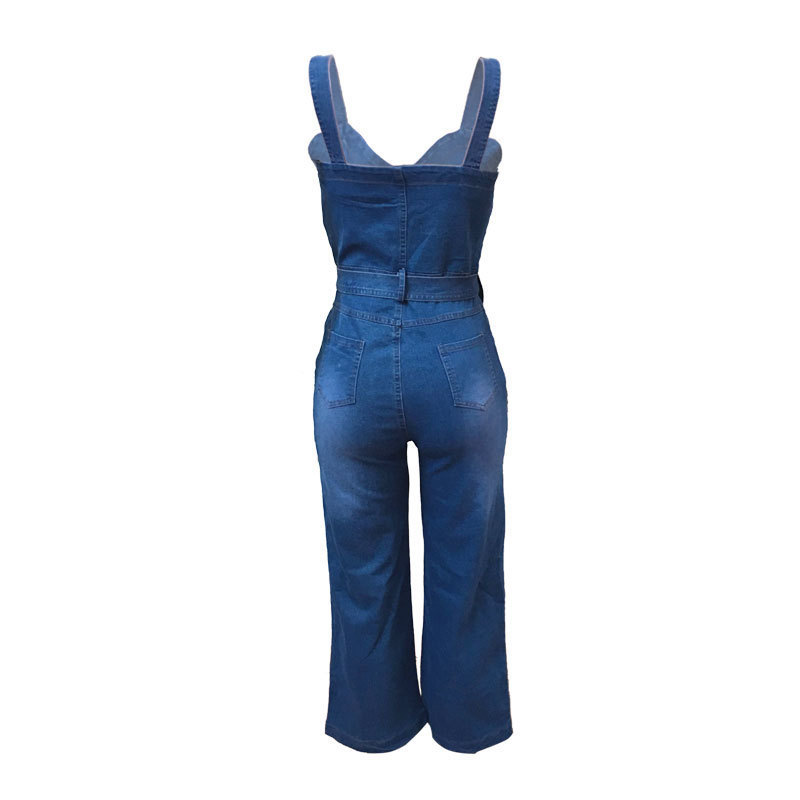 Lguc.H Unique Denim Jumper Overalls Women Jumpsuit High Waist Baggy Jeans Woman Loose Casual Pants Women Vaqueros Mujer XL 201105