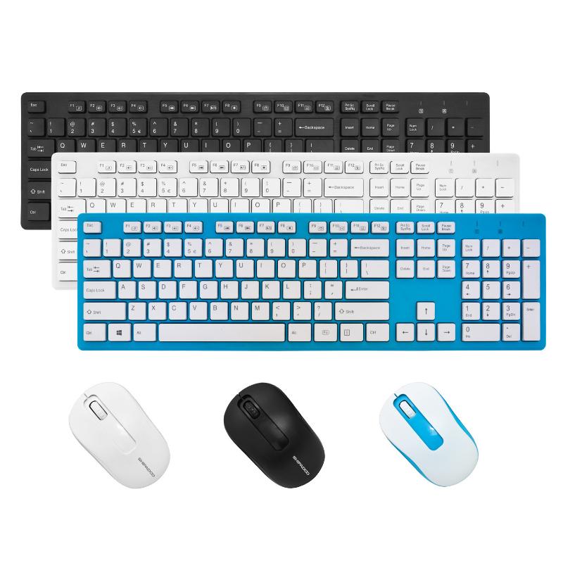 Fashion Girls Ultra-Thin Chocolate Computer 2.4G Wireless Keyboard and Mouse Set Blue Keyboard and Mouse Set
Fashion Girls Ultra-Thin Chocolate Computer 2.4G Wireless Keyboard and Mouse Set Blue Keyboard and Mouse Set