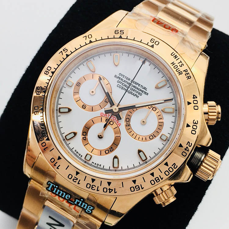 DR V2 Upgraded Version 116500LN White Dial Rose Gold Steel Case ETA7750 Automatic Mechanical Movement Mens Watch 904L Steel Band Watches, Slivery;brown
DR V2 Upgraded Version 116500LN White Dial Rose Gold Steel Case ETA7750 Automatic Mechanical Movement Mens Watch 904L Steel Band Watches, Slivery;brown