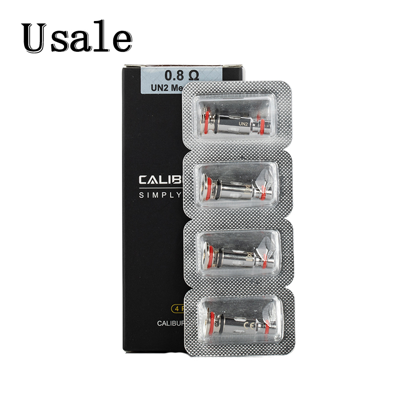 4 Pcs/Pack Uwell Caliburn G Mesh Coil 0.8ohm UN2 Meshed-H Replacement Coils Head For Caliburn G Pod System Kit 100% Original
4 Pcs/Pack Uwell Caliburn G Mesh Coil 0.8ohm UN2 Meshed-H Replacement Coils Head For Caliburn G Pod System Kit 100% Original