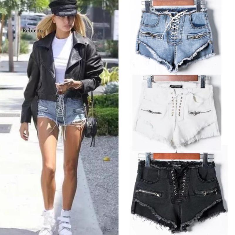 summer new fashion zipper sexy high waist shorts female blue black grey college style lace up Korean denim shorts
summer new fashion zipper sexy high waist shorts female blue black grey college style lace up Korean denim shorts