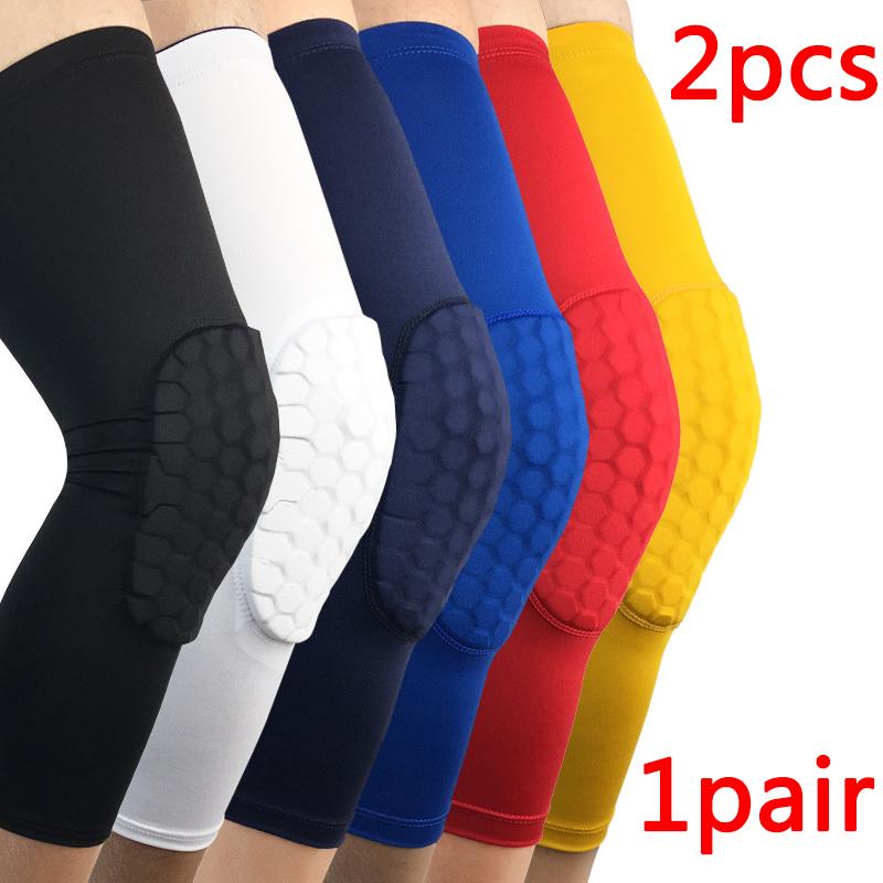 1Pair Breathable Sports Football Basketball Knee Pads Honeycomb Knee Brace Leg Sleeve Calf Compression Support Protection, 1pair white
1Pair Breathable Sports Football Basketball Knee Pads Honeycomb Knee Brace Leg Sleeve Calf Compression Support Protection, 1pair white