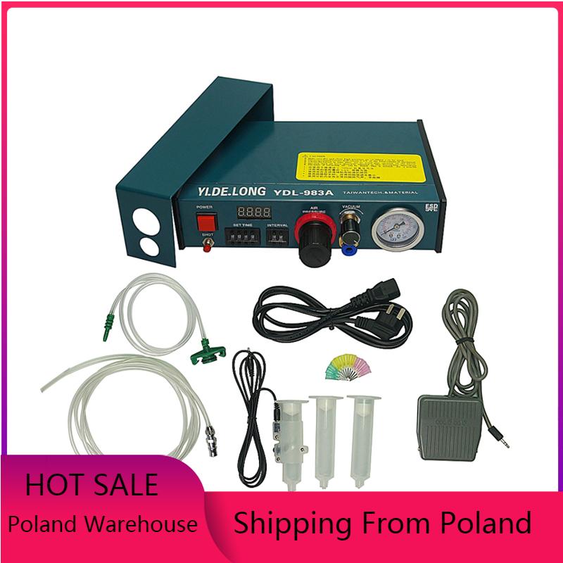 Semi-Auto Glue Dispenser PCB Solder Paste Liquid Controller Dropper Fluid Glue Splitter Tools Machine YDL 983A
Semi-Auto Glue Dispenser PCB Solder Paste Liquid Controller Dropper Fluid Glue Splitter Tools Machine YDL 983A