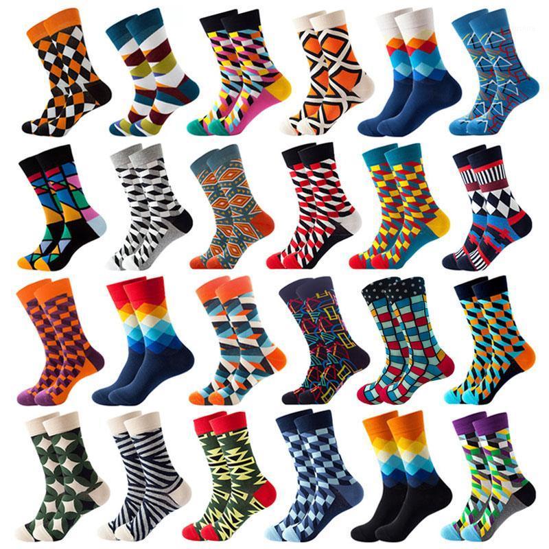 Men's Socks Fashion Design Diamond Pattern Argyle Plaid Colorful Happy Business Party Dress Cotton Socks Man Christmas Gift1, 26
Men's Socks Fashion Design Diamond Pattern Argyle Plaid Colorful Happy Business Party Dress Cotton Socks Man Christmas Gift1, 26