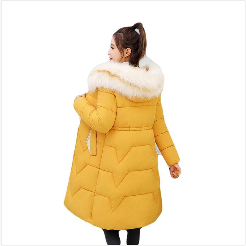 Big Fur Winter Parka cotton jacket 2019 Winter Jacket Women thick Snow Wear Winter Coat Lady Clothing Female Jacket Parkas 391 T200114