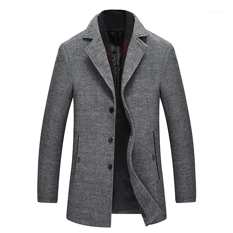 2019 Winter high quality 45% Wool Coat Men's New Solid Color Multi-Pocket Warm Thick Wool Blends Woolen Pea Trench Coat Overcoat1, Brown
2019 Winter high quality 45% Wool Coat Men's New Solid Color Multi-Pocket Warm Thick Wool Blends Woolen Pea Trench Coat Overcoat1, Brown