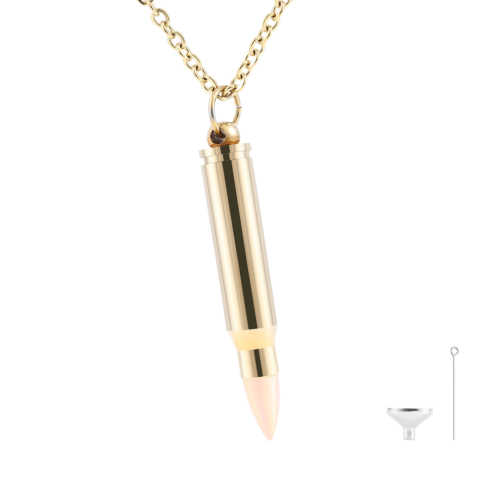 Antique Slender Bullet Shaped Cremation Urn Necklace in Stainless Steel, Memory Sympathy Gift, Urn Necklace for Human Pet Ashes, Silver
Antique Slender Bullet Shaped Cremation Urn Necklace in Stainless Steel, Memory Sympathy Gift, Urn Necklace for Human Pet Ashes, Silver