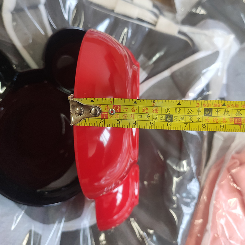 Baby Tableware Set (Bowl + Fork + Spoon) New Children Feeding Cute Mouse Fruit Snack Dishes Kids Tableware Set Baby Bowl Set LJ201019