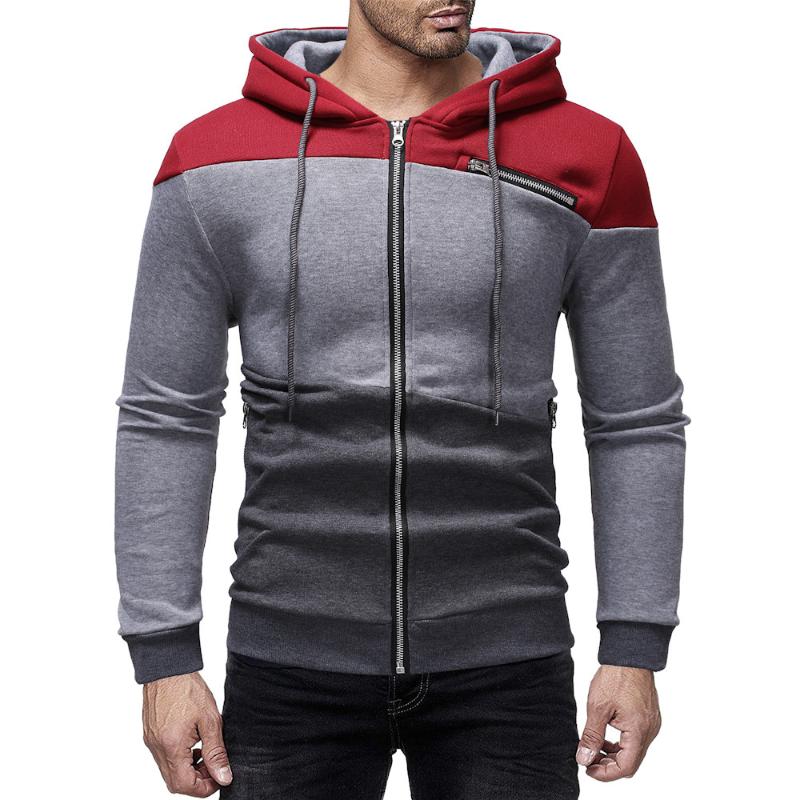 SZYADEOU Casual Sweatshirt Men Spring Autumn Winter Patchwork Hooded Zipper Sweatshirt Men Coat Chaqueta de hombre D1, Gy
SZYADEOU Casual Sweatshirt Men Spring Autumn Winter Patchwork Hooded Zipper Sweatshirt Men Coat Chaqueta de hombre D1, Gy
