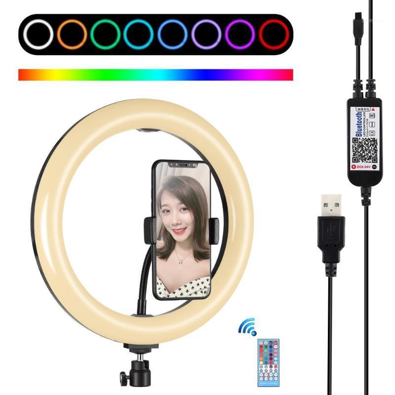 10inch RGB LED Selfie Ring Light With Phone Clip Remote Tripod Dimmable Colorful Photography Lighting For TikTok YouTube Live1
10inch RGB LED Selfie Ring Light With Phone Clip Remote Tripod Dimmable Colorful Photography Lighting For TikTok YouTube Live1
