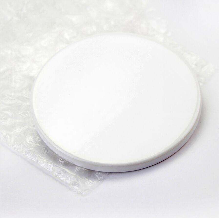 9cm Sublimation Blank Ceramic Coaster White Ceramic Coasters Heat Transfer Printing Custom Cup Mat Pad Thermal Coasters SEASHIPPING LJJP762
9cm Sublimation Blank Ceramic Coaster White Ceramic Coasters Heat Transfer Printing Custom Cup Mat Pad Thermal Coasters SEASHIPPING LJJP762