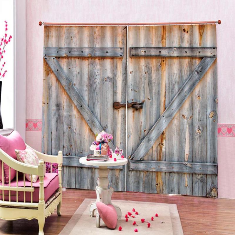American Country Style Old Bronze Wooden Garage Door Vintage Rustic Curtain Livivng room Bedroom Blackout Drapes Sets, As pic
American Country Style Old Bronze Wooden Garage Door Vintage Rustic Curtain Livivng room Bedroom Blackout Drapes Sets, As pic