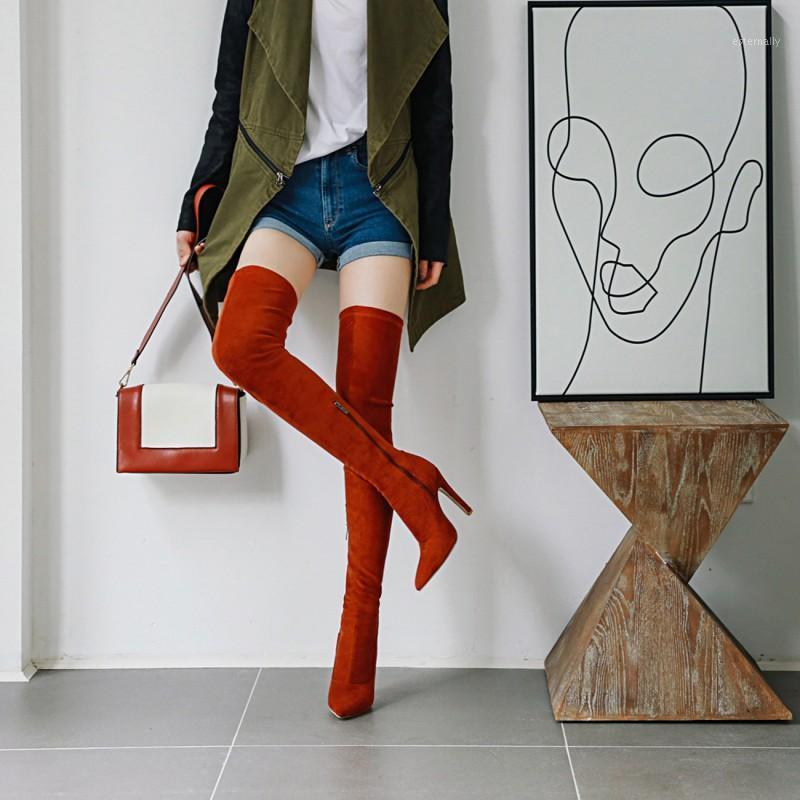 2020 spring and autumn new thin knee boots stovepipe stretch boots female black pointed thick heel high heel high tube long tube1
2020 spring and autumn new thin knee boots stovepipe stretch boots female black pointed thick heel high heel high tube long tube1