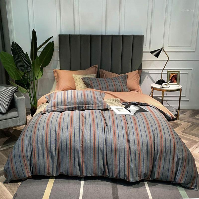 Svetanya Grey Brown Stripes Brushed Sanding Cotton Bedding Set Printed Thick Linens Fitted Sheet Pillowcase Duvet Cover1, 20205593
Svetanya Grey Brown Stripes Brushed Sanding Cotton Bedding Set Printed Thick Linens Fitted Sheet Pillowcase Duvet Cover1, 20205593