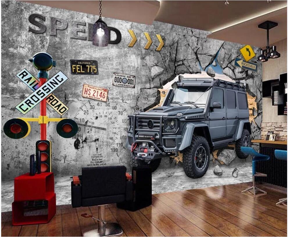custom photo mural 3d wallpaper Industrial wind car breaking wall bar coffee shop home decor 3d wall muals wall paper for walls 3 d in rolls, Non-woven wallpaper
custom photo mural 3d wallpaper Industrial wind car breaking wall bar coffee shop home decor 3d wall muals wall paper for walls 3 d in rolls, Non-woven wallpaper