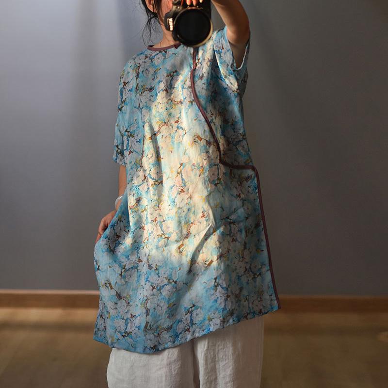 Johnature Chinese Style Ramie Dresses For Women Print Floral O-Neck Short Sleeve 2020 New Summer Vintage Female Clothes Dresses, Black
Johnature Chinese Style Ramie Dresses For Women Print Floral O-Neck Short Sleeve 2020 New Summer Vintage Female Clothes Dresses, Black