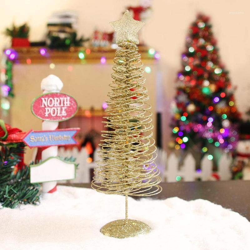 Christmas Iron Tree Mini Small Christmas Tree Decorations for Bar and Party Oranments1