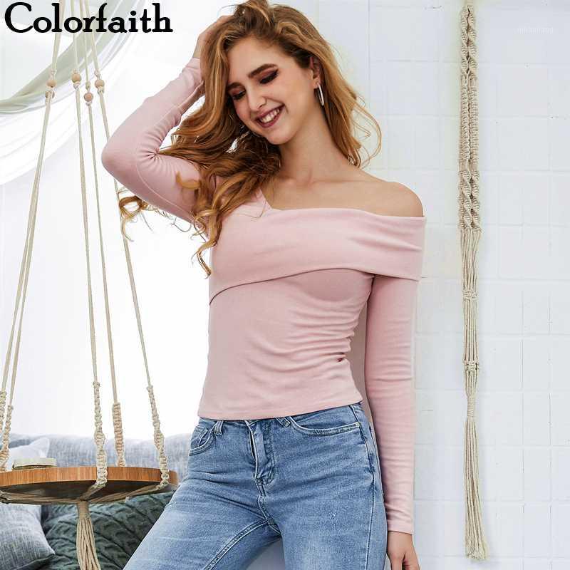 Colorfaith New Women Blouses & Shirts 2019 Autumn Spring Ladies Casual Fashion Sexy Style Off the Shoulder Tops shirt BL36001, Black
Colorfaith New Women Blouses & Shirts 2019 Autumn Spring Ladies Casual Fashion Sexy Style Off the Shoulder Tops shirt BL36001, Black