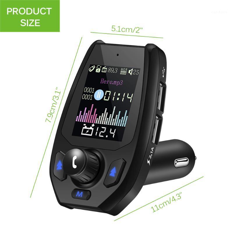 FM Transmitter 12-24V Black Plastic Built-In Microphone Dual Charging Port Wirelessstereo System Hands-Free Modulator1
FM Transmitter 12-24V Black Plastic Built-In Microphone Dual Charging Port Wirelessstereo System Hands-Free Modulator1