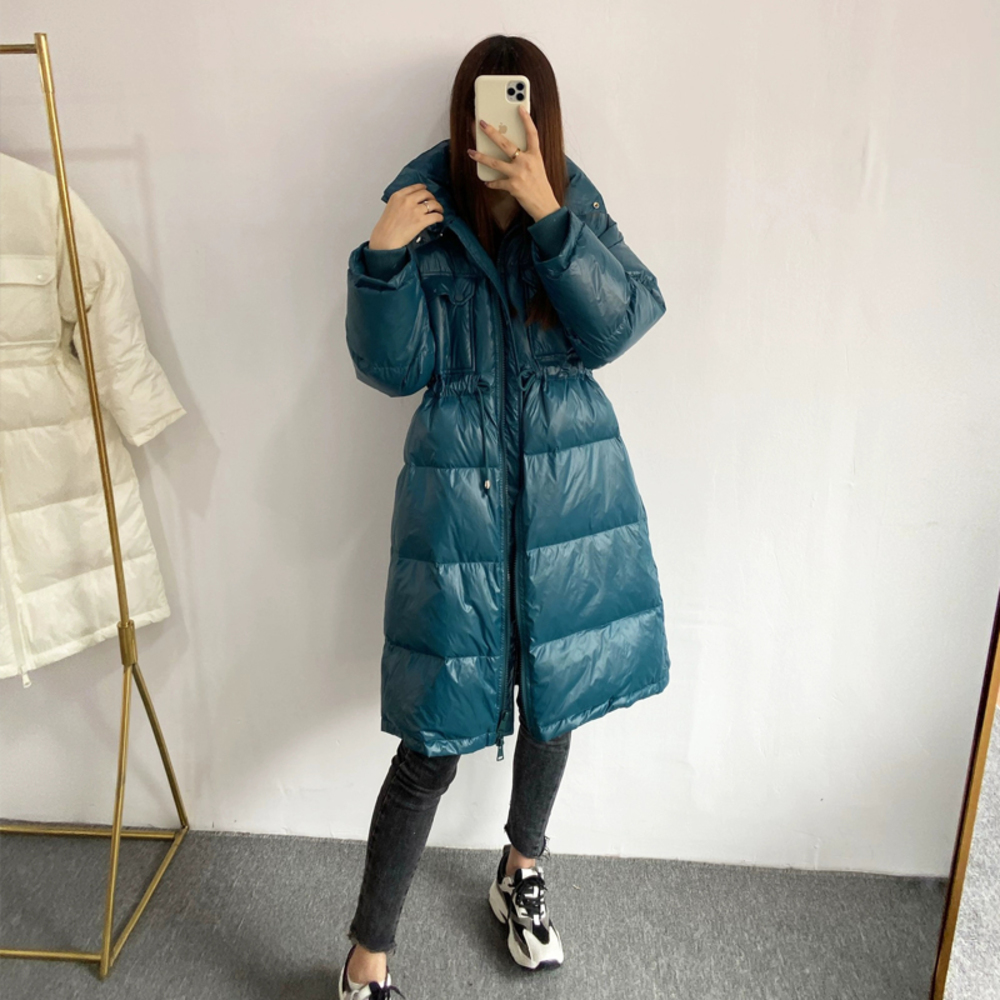 New Women Winter Long White Duck Down Jacket Double Collar Female Slim Soft Warm Zipper Coat With Belt Big Size Good Quanlity, Green
New Women Winter Long White Duck Down Jacket Double Collar Female Slim Soft Warm Zipper Coat With Belt Big Size Good Quanlity, Green