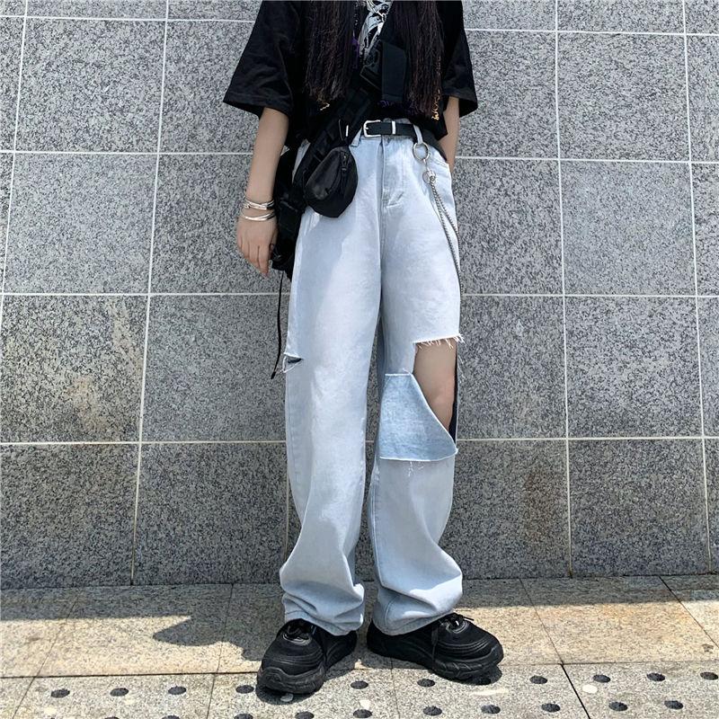 Korean Straight Jeans Men's Fashion Casual Retro Ripped Jeans Trousers Men Streetwear Wild Loose Hip Hop Hole Denim Pants Mens, Picture color
Korean Straight Jeans Men's Fashion Casual Retro Ripped Jeans Trousers Men Streetwear Wild Loose Hip Hop Hole Denim Pants Mens, Picture color