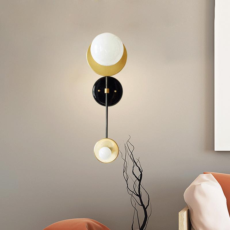 Nordic minimalist living room background wall lamp Japanese modern bedroom bedside hardware designer wall lamp
Nordic minimalist living room background wall lamp Japanese modern bedroom bedside hardware designer wall lamp