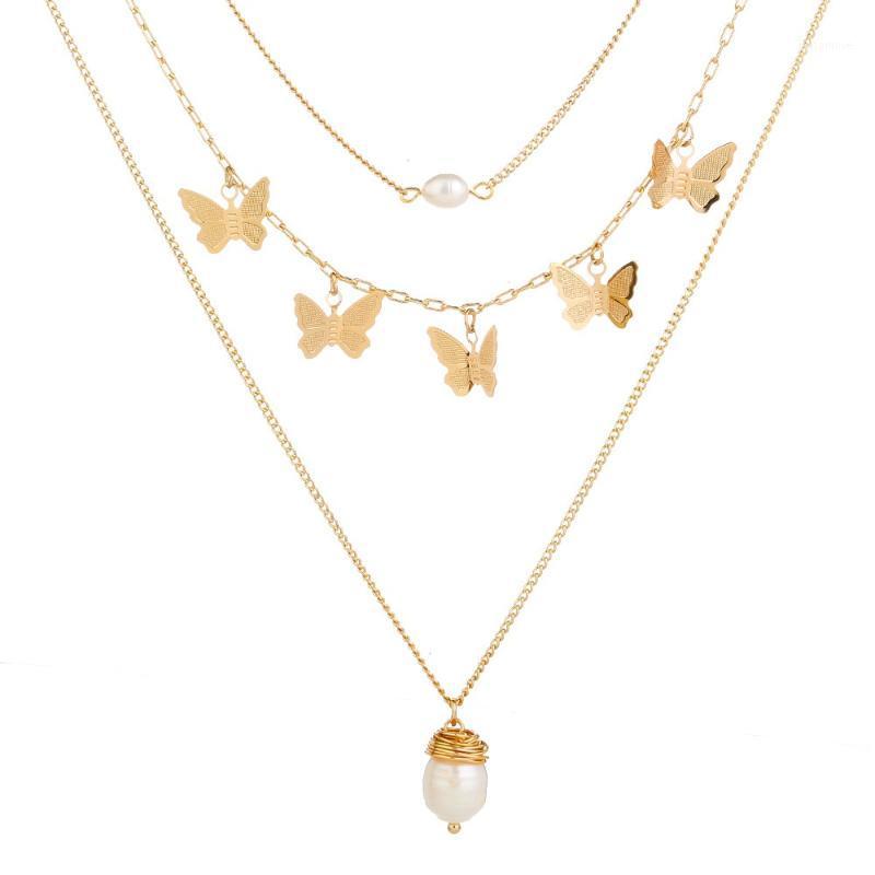 Bohemian Real Natural Pearl Cute Butterfly Choker Necklace For Women Gold Color Clavicle Chain 2020 Fashion Female Jewelry1
Bohemian Real Natural Pearl Cute Butterfly Choker Necklace For Women Gold Color Clavicle Chain 2020 Fashion Female Jewelry1