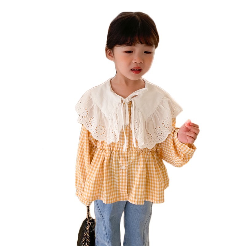 2021 New Blouses Baby Clothes Long Sleeve Plaid for Kids Girls Lace Large Lapel Princess Shirts Children Casual Tops Nijw
2021 New Blouses Baby Clothes Long Sleeve Plaid for Kids Girls Lace Large Lapel Princess Shirts Children Casual Tops Nijw