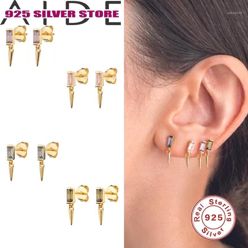 Stud Aide 925 Sterling Silver European And American Fashion Personality Zircon Rectangular Cone Creative Simple Earrings1
Stud Aide 925 Sterling Silver European And American Fashion Personality Zircon Rectangular Cone Creative Simple Earrings1