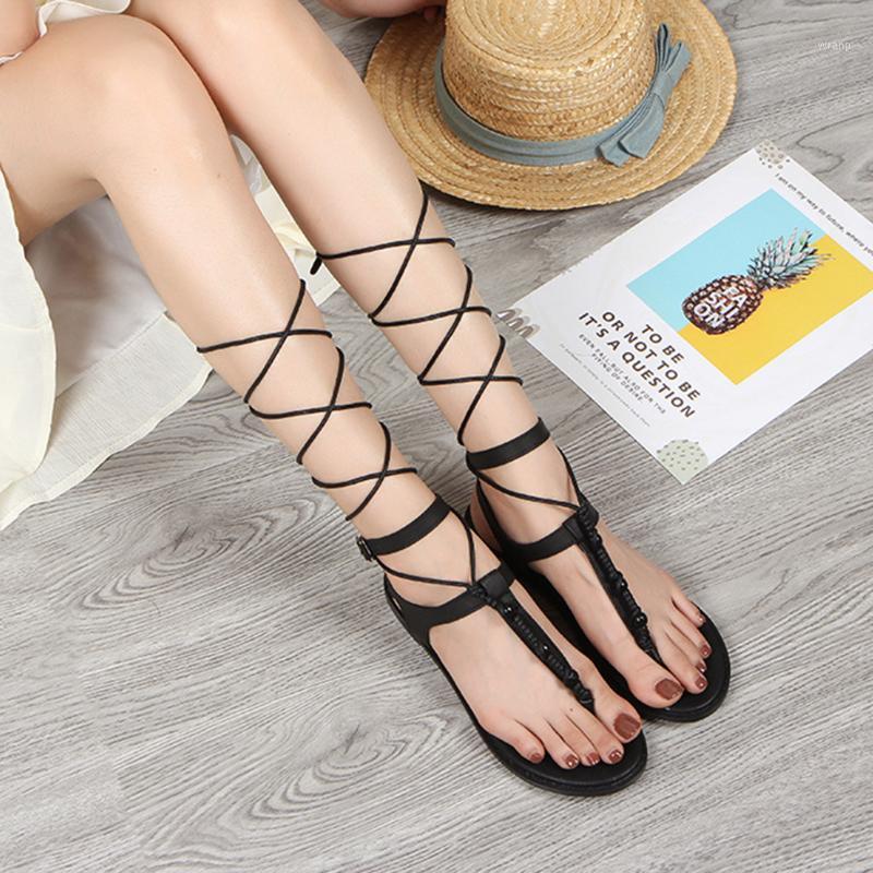 SAGACE-Gladiator Sandals Women New Thong Elastic Cross Bandage Strap Buckle Flat-soled strap-on Casual Shoes 5M281, Black
SAGACE-Gladiator Sandals Women New Thong Elastic Cross Bandage Strap Buckle Flat-soled strap-on Casual Shoes 5M281, Black