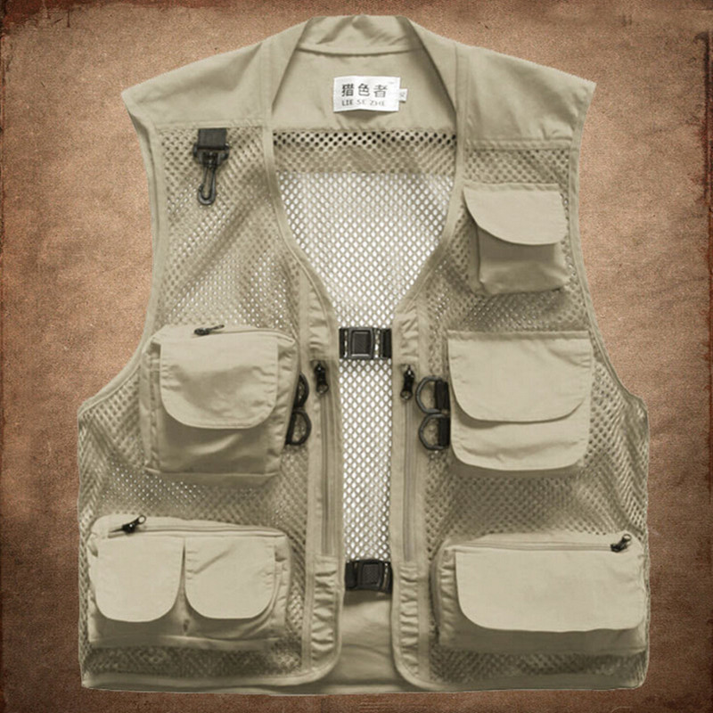 2021 Men's Casual Knit Tactics Multi-pockets Male Fashion Cameras Gilet Homme Work Army Vest Without Sleeves Jacket for Man 5uxv, Blue
2021 Men's Casual Knit Tactics Multi-pockets Male Fashion Cameras Gilet Homme Work Army Vest Without Sleeves Jacket for Man 5uxv, Blue
