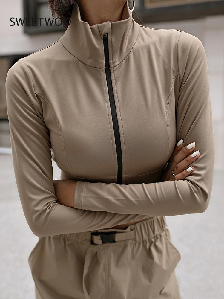 Women' Autumn and Winter Long-Sleeved Sports Tops Running Stretch Tights Fitness Clothes Quick-Drying Jackets, Black
Women' Autumn and Winter Long-Sleeved Sports Tops Running Stretch Tights Fitness Clothes Quick-Drying Jackets, Black