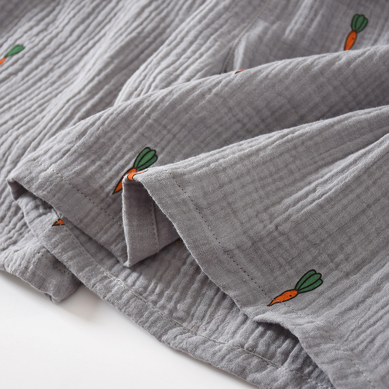 New Pajamas Suit for Lovers Short Sleeve Sleepwear Loungewear Shorts Pj Set Cotton Pyjamas Male Home Clothes Femme Nightwear Set T200429