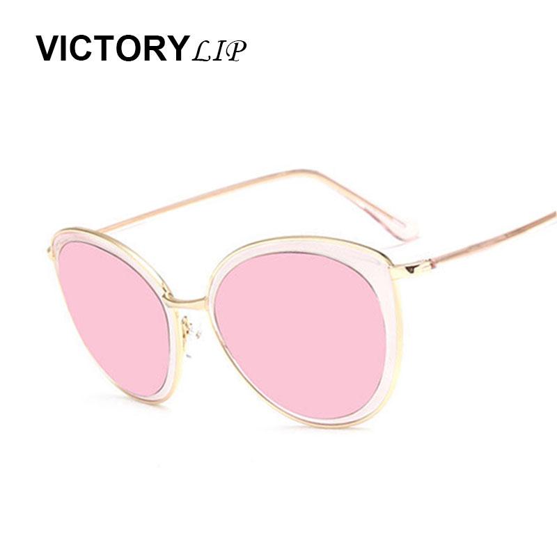 VictoryLip Cat Eye Oval Lens Pink Metal Temple Fashion Small Size Brand Designer Mirror Sunglasses Women Sun glasses Lady Female
VictoryLip Cat Eye Oval Lens Pink Metal Temple Fashion Small Size Brand Designer Mirror Sunglasses Women Sun glasses Lady Female