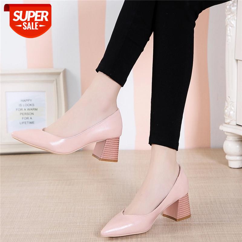 2019 new pointed heels shallow thick with set foot leather high heels comfortable sexy party wedding high zapatos de mujer #0e1a, Black
2019 new pointed heels shallow thick with set foot leather high heels comfortable sexy party wedding high zapatos de mujer #0e1a, Black