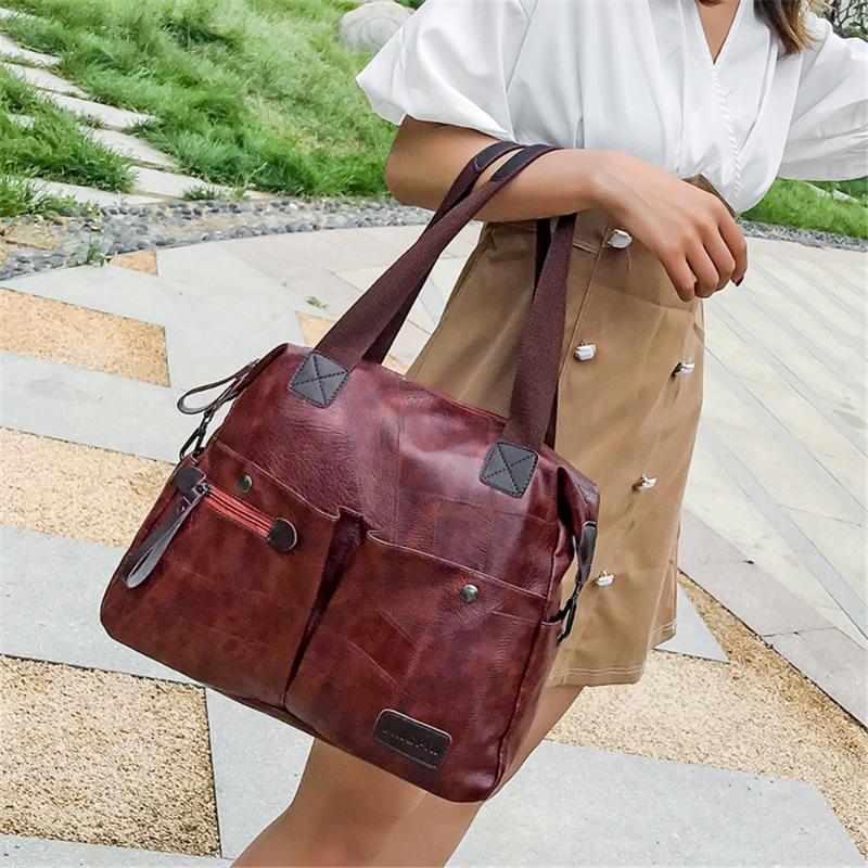 Multi-pocket Casual Large Capacity Women Tote Shoulder Bag PU Leather Ladies Handbag Messenger Bag Soft Shopping Crossbody, Black
Multi-pocket Casual Large Capacity Women Tote Shoulder Bag PU Leather Ladies Handbag Messenger Bag Soft Shopping Crossbody, Black